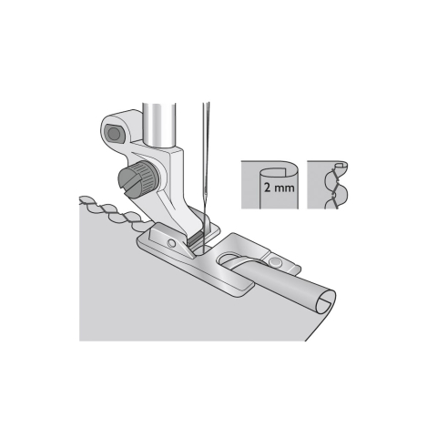 Лапка для підгинання на 2 мм (металева) 411852445 фото №2