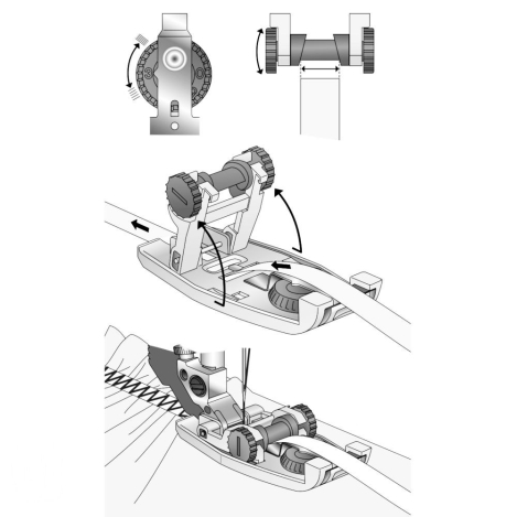 Лапка для пришивания резинки от 6 мм до 12 мм 820545096 фото №3
