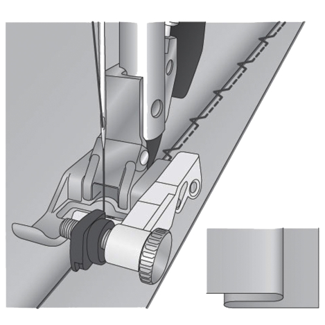 Лапка для невидимой подгибки с направителем 820256096 фото №3