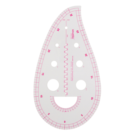 Лекало кравецьке вигнуте 