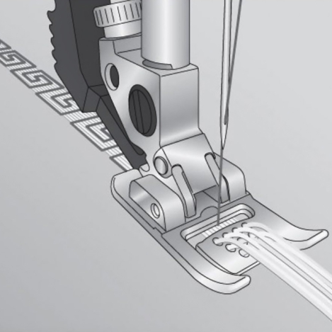 Лапка с 9-ю отверстиями для пришивания шнуров  820608096 фото №3