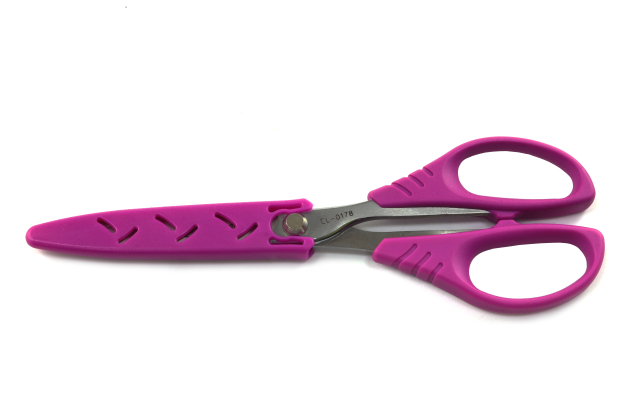 Ножницы портновские, розовые (178 мм) EL-0178 фото №3