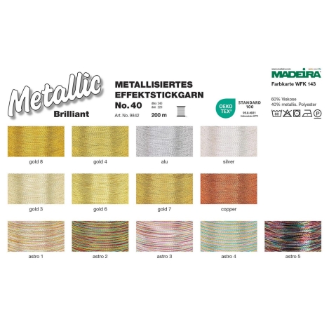 Нитка METALLIC Brillliant Astro 4 Astro 4 фото №2
