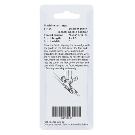 Набор лапок для подгибки на 4 мм и 6 мм (2 шт.) 200326001 фото №4