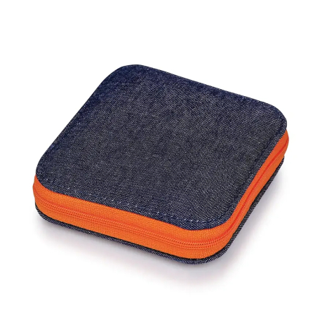  Джинсовый швейный набор на молнии (оранжевый) 651244 фото №2