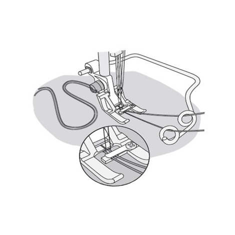 Подвійна лапка для каркасної нитки з направляючою 920302096 фото №2
