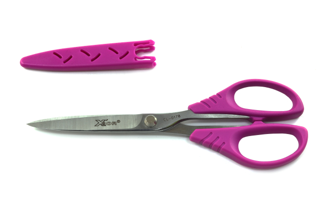 Ножницы портновские, розовые (178 мм) EL-0178 фото №2