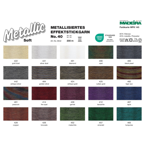 Нитка Metallic Soft (484) 484 фото №2