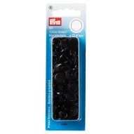 Кнопки пластикові "Коло" 12,4 мм (чорний)