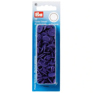 Кнопки пластиковые "Круг" 12,4 мм (тёмно-фиолетовый)