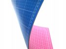 Двухцветный раскройный коврик (45x60 см)  DW-12122 (AC) фото №1